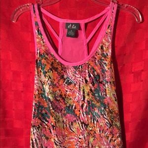 Paint Splat print summer tang top